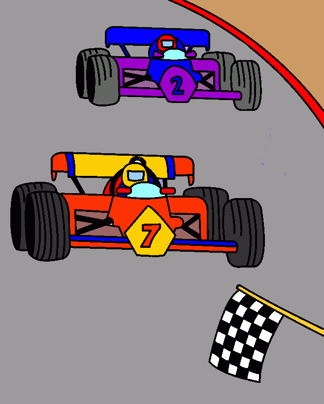pista da colorare