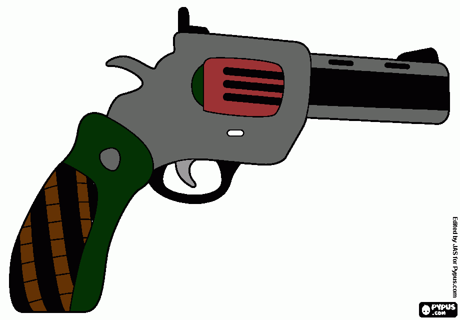 pistola di s.francesco da colorare