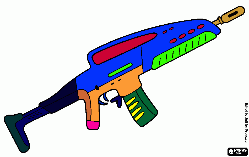 pistola laser da colorare