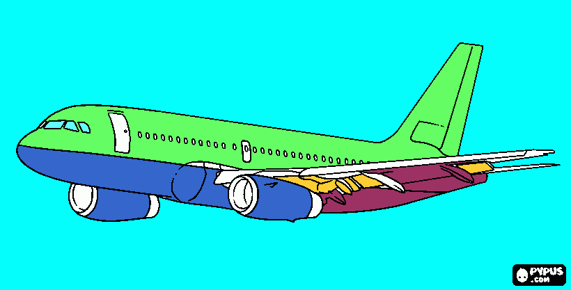 PLANE da colorare