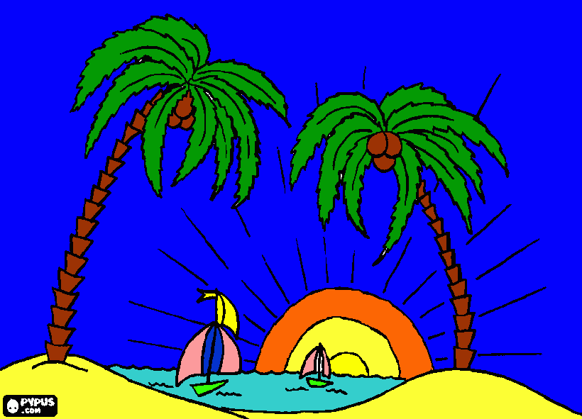 polinesia da colorare
