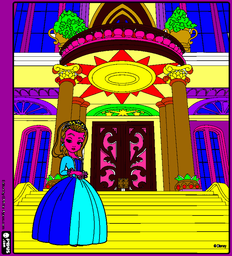 principessa da colorare