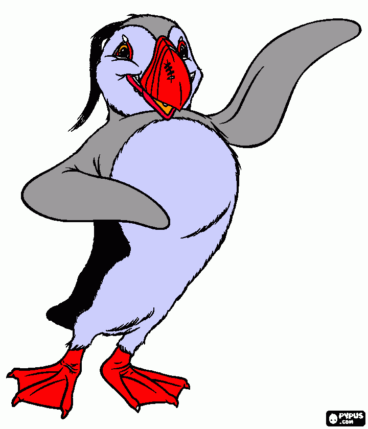 pulcinella da colorare