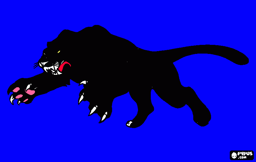 puma da colorare