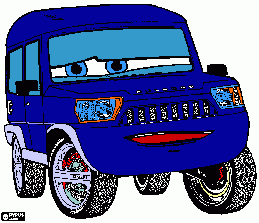 range rover da colorare