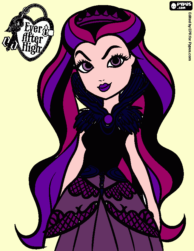 Raven Queen da colorare