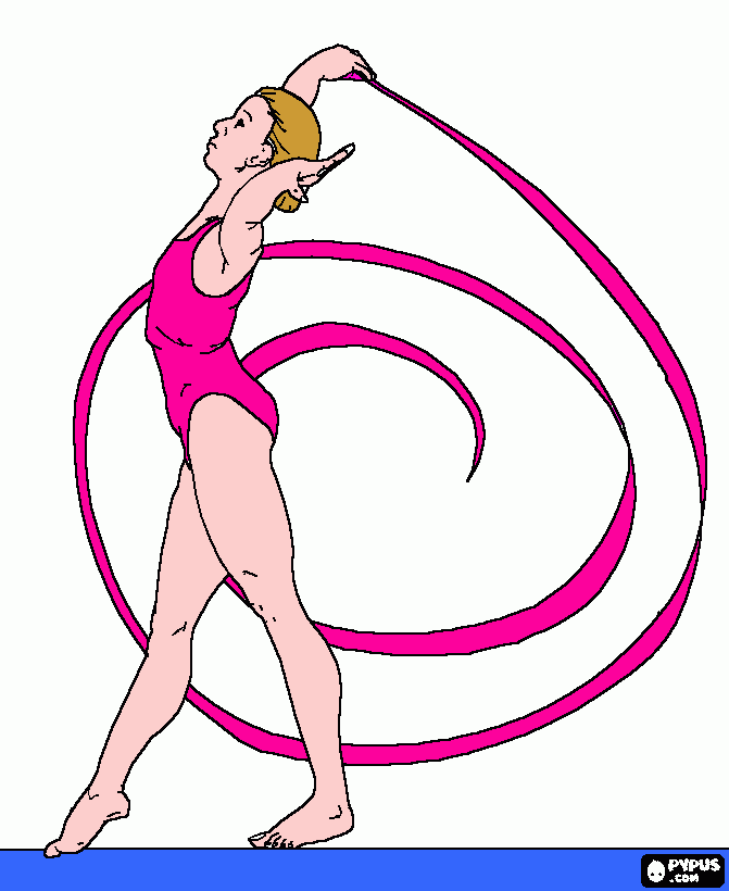 ritmica nastro da colorare