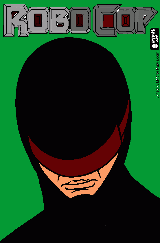 Robocop da colorare