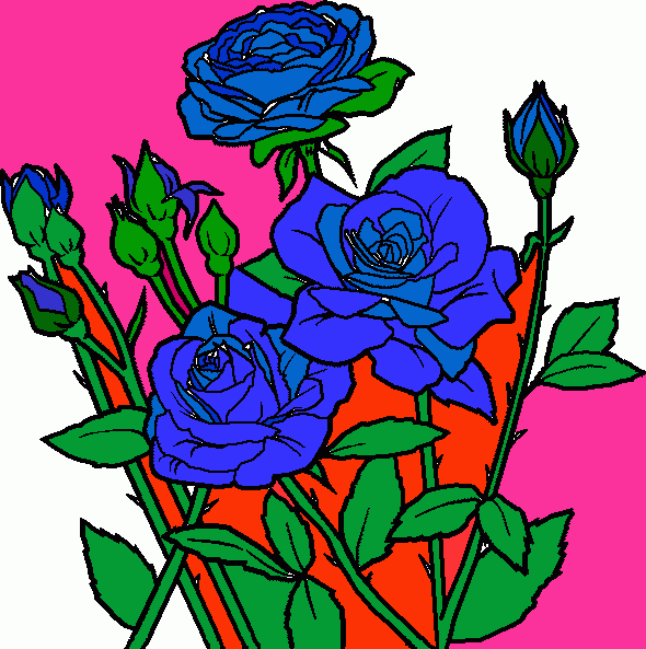 rose blu? da colorare