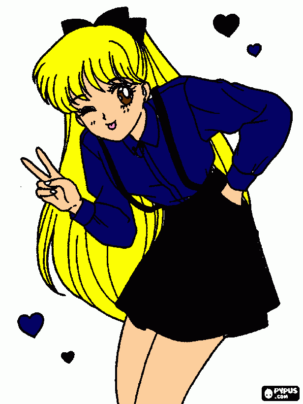sailor venus da colorare