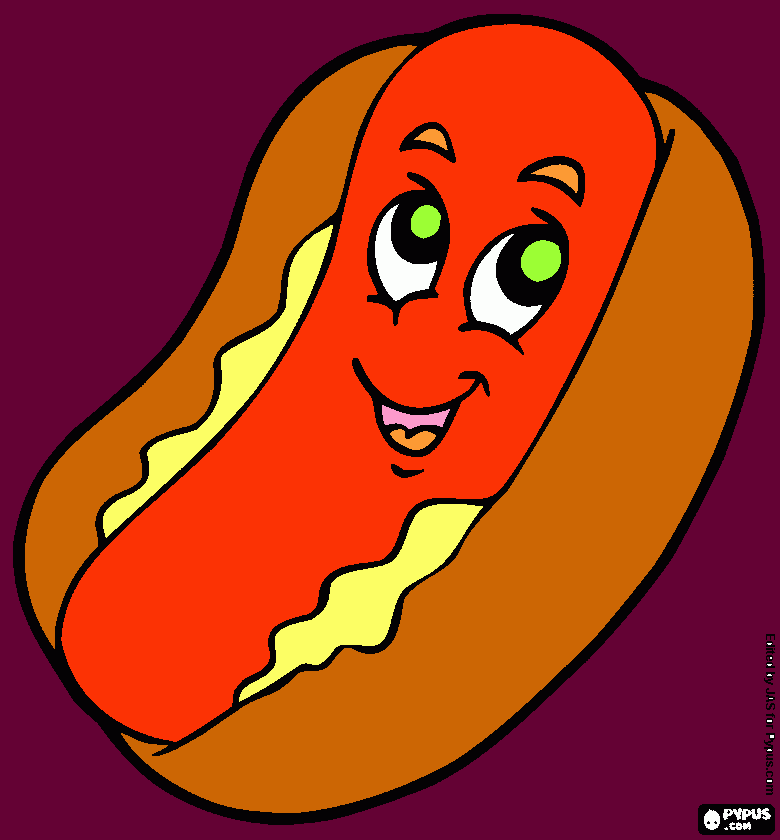 salsiccia da colorare