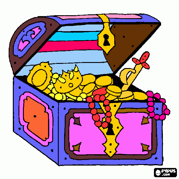 scrigno da colorare