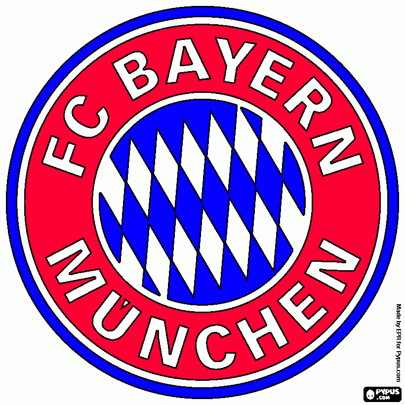 Scudetto Bayern da colorare