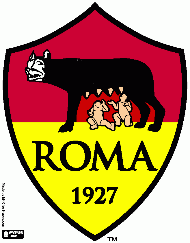 scudetto della roma da colorare