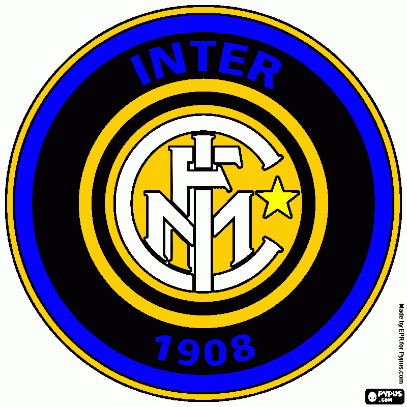 scudetto inter da colorare