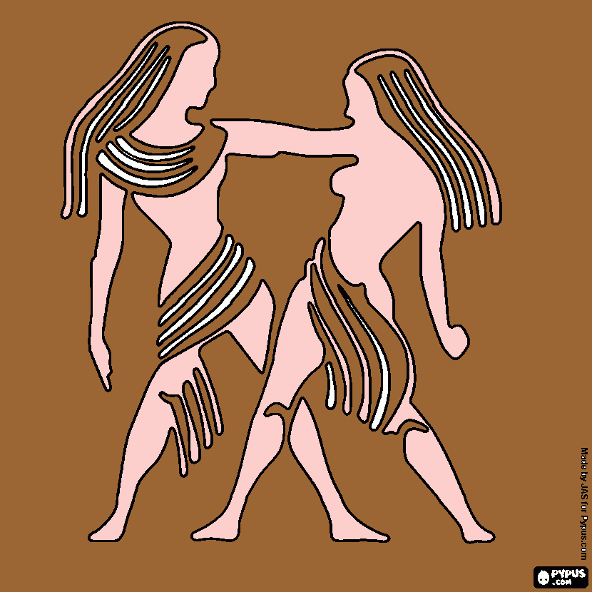 segno zodiacale di papà da colorare