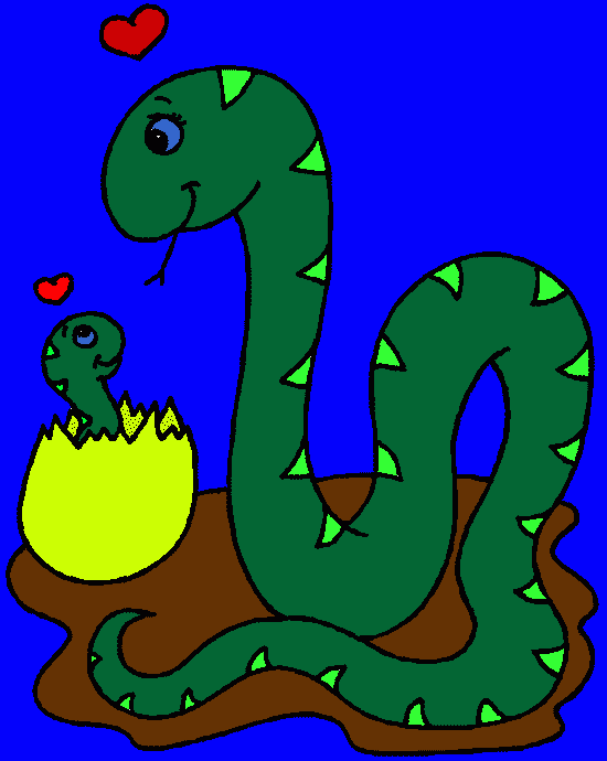 serpentino da colorare