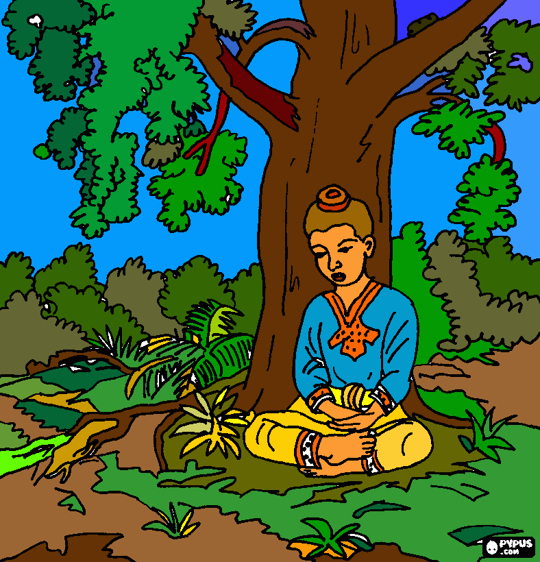 siddhartha  gautama da colorare