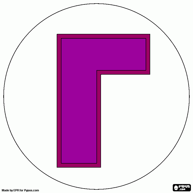 Simbolo di waluigi da colorare