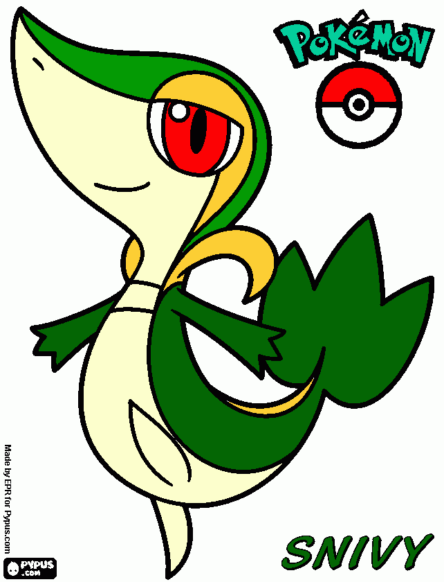 snivy da colorare