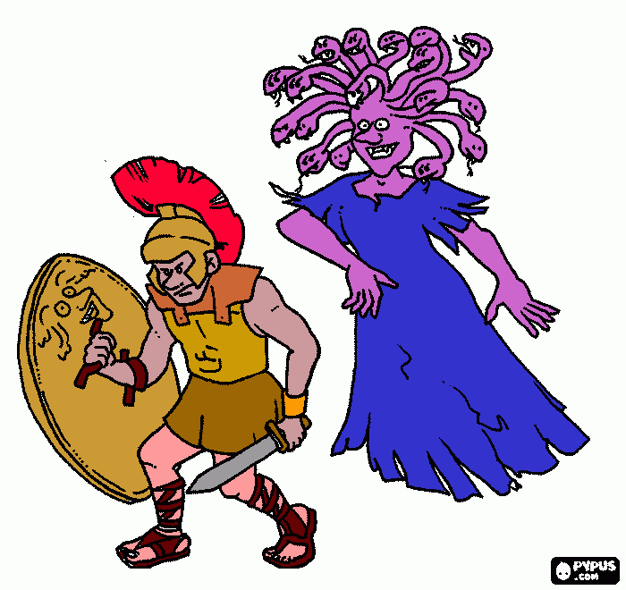 Soldato con Proserpina da colorare
