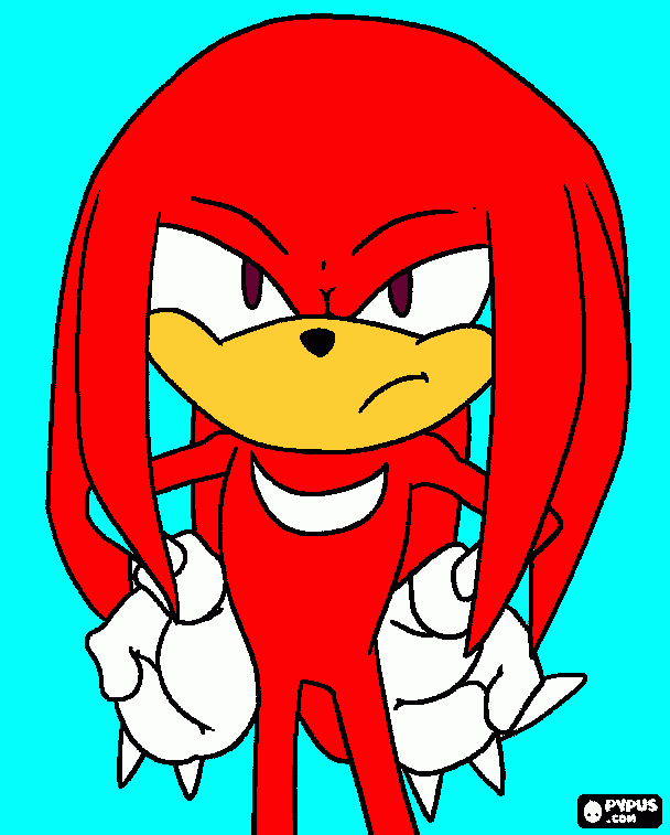 SONIC X da colorare