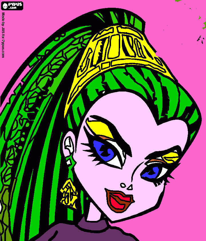 Sorella di Clio de nile da colorare