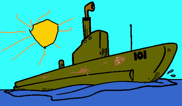 sottomarino da colorare