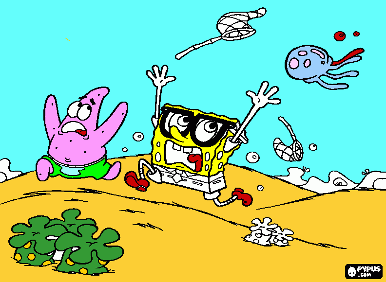 Spongibob da colorare