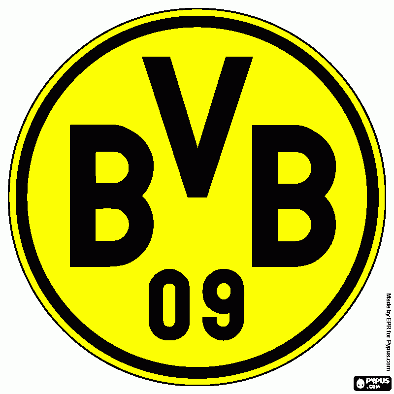 Stemma Borussia Dortmund da colorare