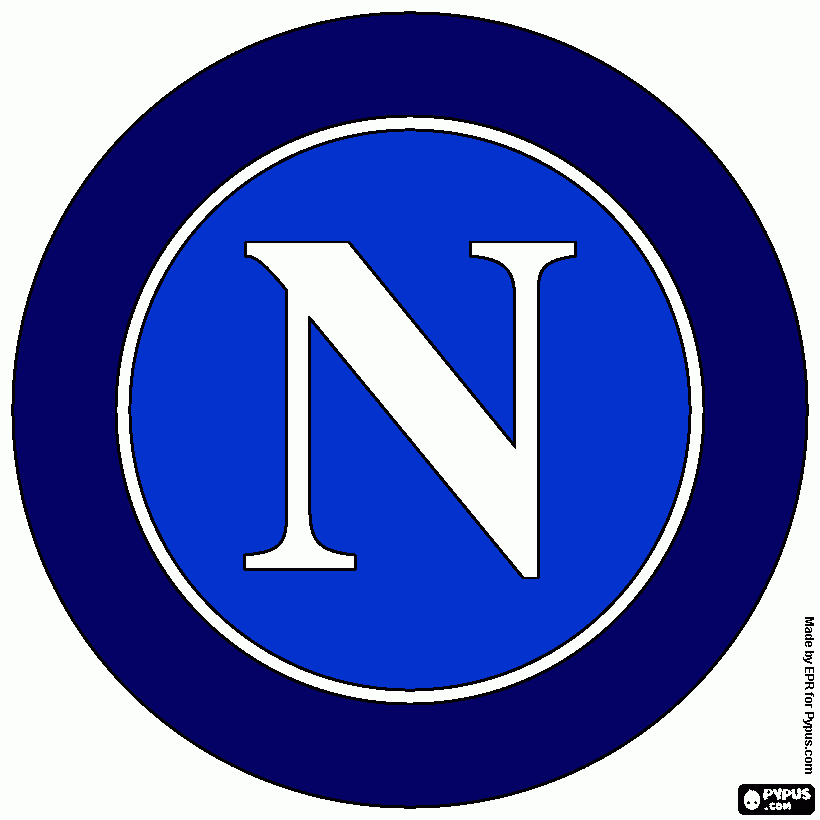 stemma del napoli da colorare