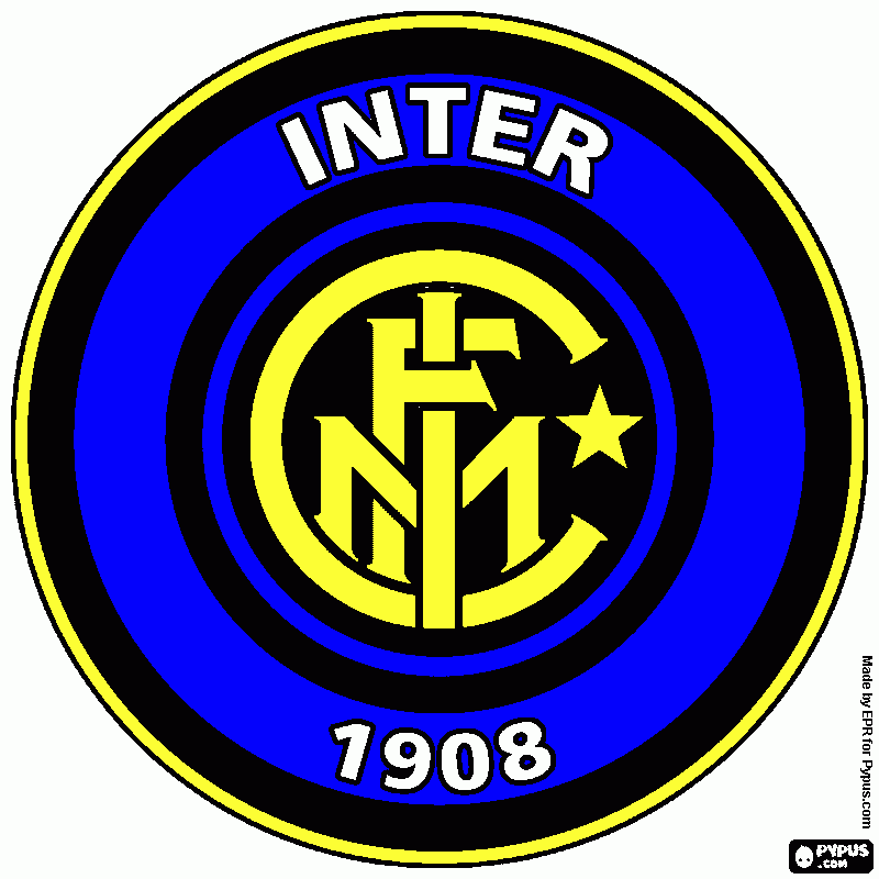 Stemma Inter da colorare