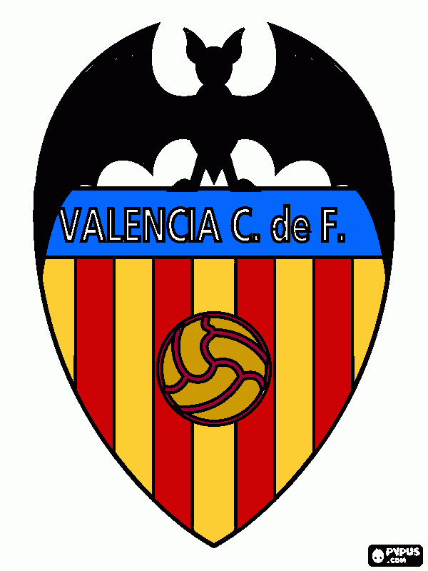 Stemma Valencia da colorare