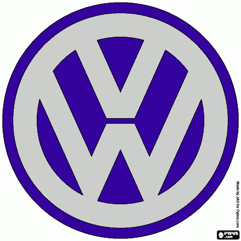 Stemma Volkswagen da colorare