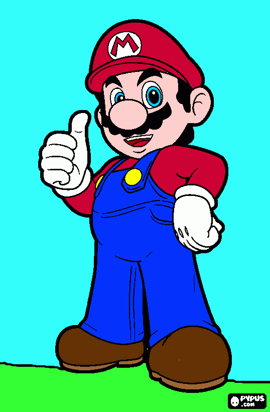 SuperMario Bros 2 da colorare