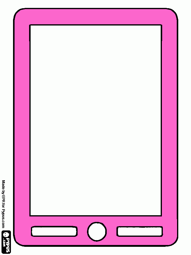 tablet da colorare da colorare
