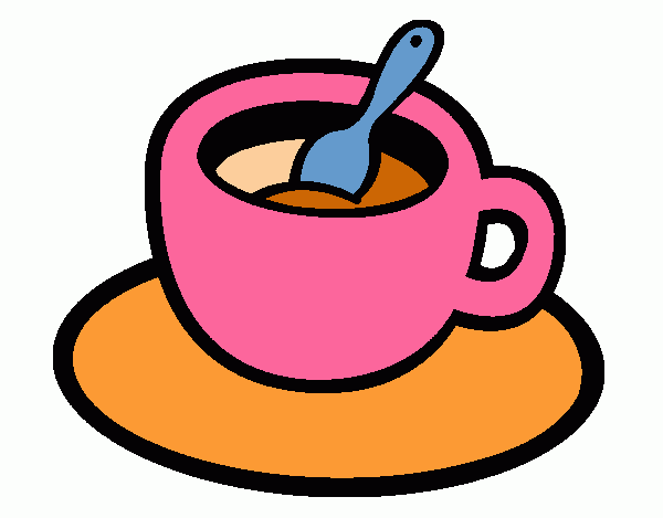 tazzina caffè da colorare
