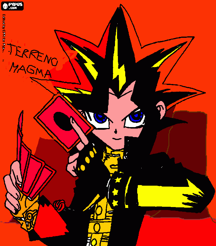 terreno magma da colorare