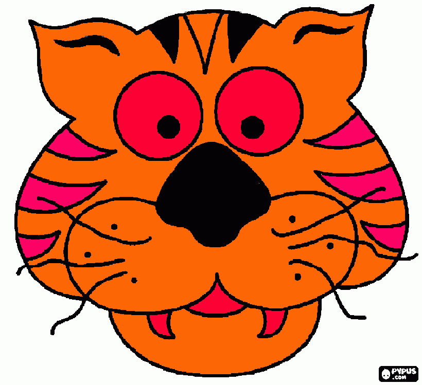 tigre Ettore da colorare
