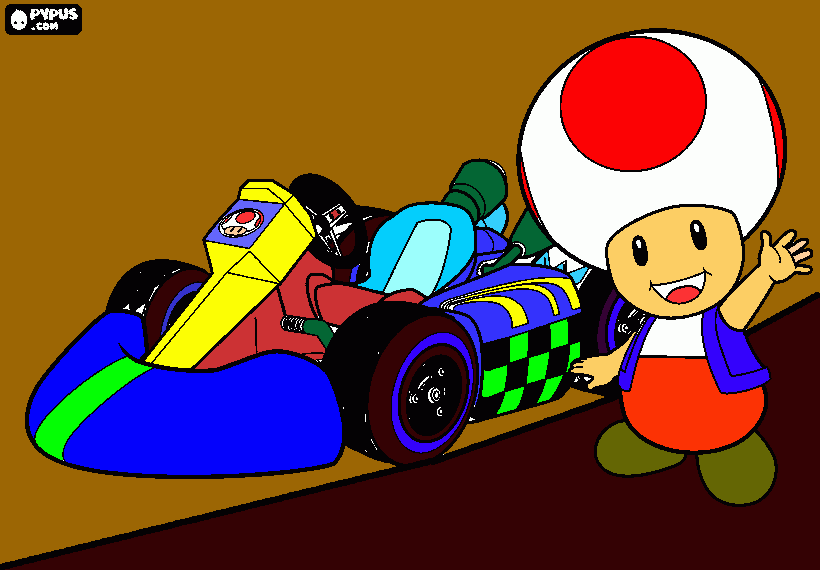 toad da colorare