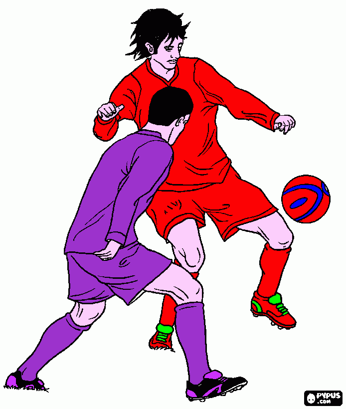 totti vs santana da colorare