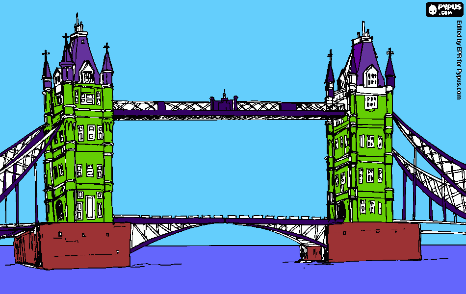 Tower Bridge di Giovanni da colorare