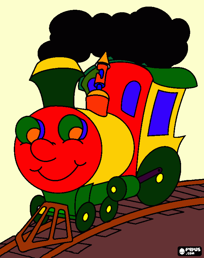 Trenino CIUF CIUF da colorare