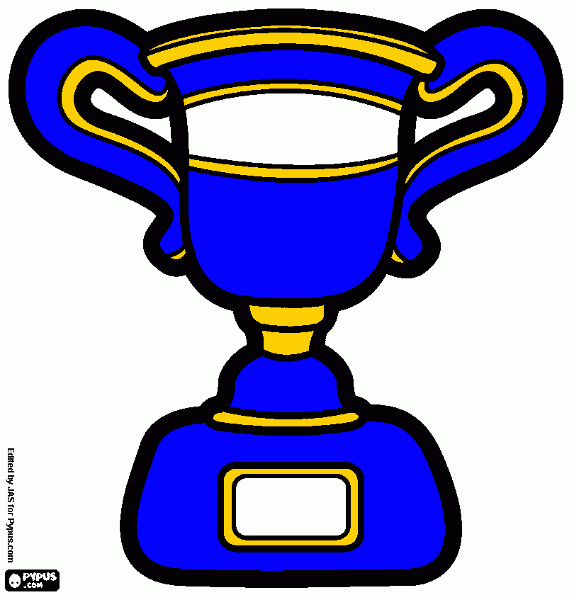 trofeo da colorare
