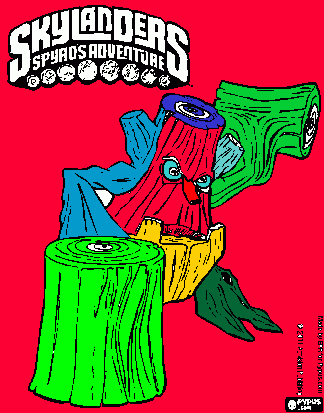 tronco da colorare