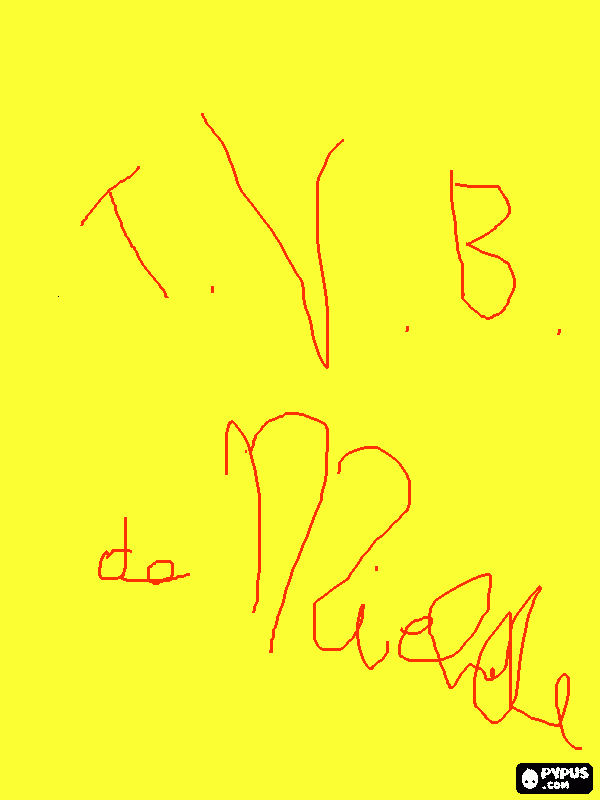 tvb da colorare