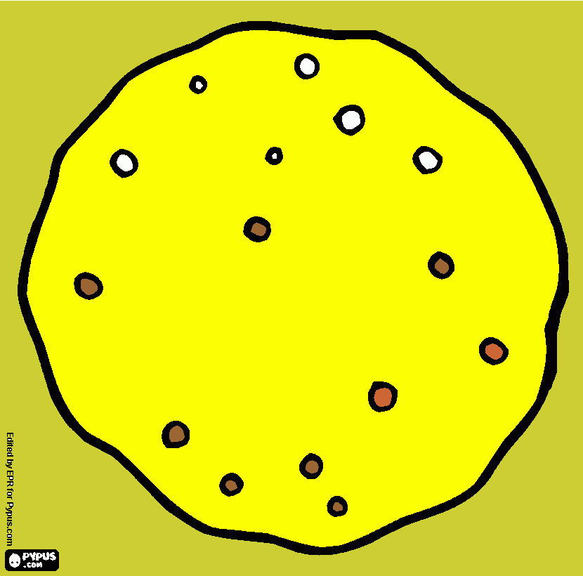 Un biscotto della mamma da colorare