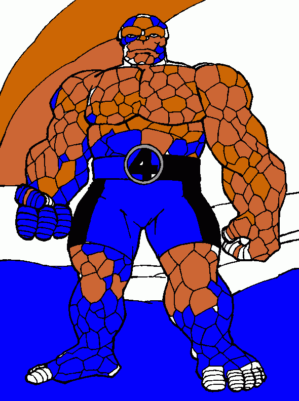 uomo  di  roccia da colorare
