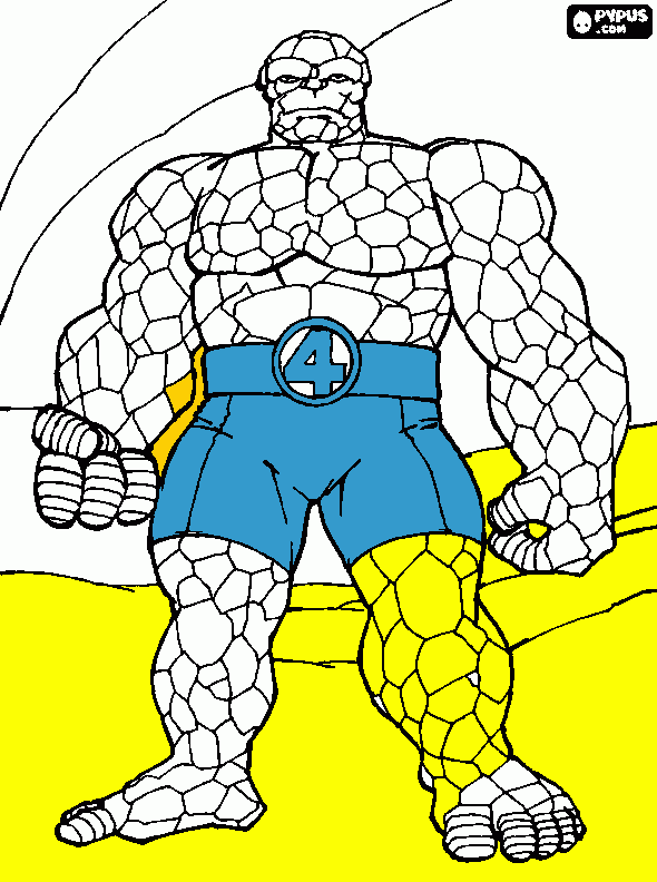 UOMO PIETRA da colorare
