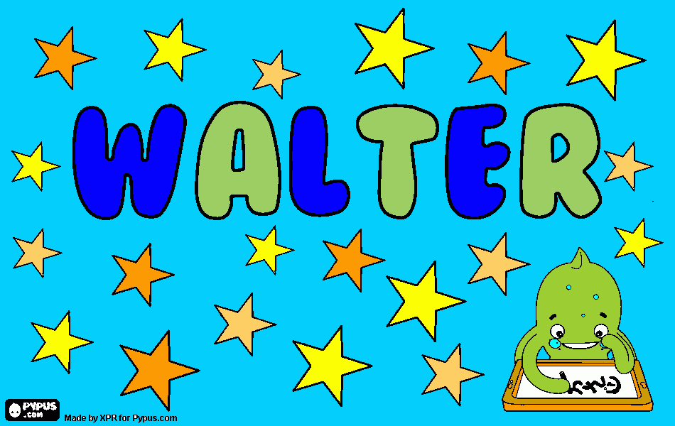 valter da colorare
